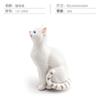Modelo de Gato Artificial Infantil Gato Ragdoll Gato Laranja Preguiçoso Gato Cinza Segurando o Pé Postura Dormindo Gato Flor Postura Deitada Ornamento de Gato Siamês