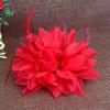 Accesorios para el cabello para niños, directos de fábrica de Yiwu, tocado de plumas para novia, diadema de flores de malla, vestido que combina con todo, flor de muñeca