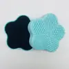 Nuevo Almohadilla Limpiadora de Brochas de Maquillaje de Silicona con Forma de Estrella Herramientas de Belleza de Silicona con Esponja Caja Limpiadora de Herramientas de Belleza