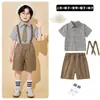 Disfraces de Actuación para Niños para el 1 de Junio, Camisas a Cuadros para Estudiantes de Primaria, Uniformes de Coro, Atuendos de Actuación, Disfraces de Baile para Foto de Graduación de Preescolar