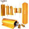 RX24 alta potencia 25W50W100W200W300W800W carcasa de aluminio dorado resistencia descarga decodificación carga límite de corriente