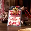 Amuleto Taoísta Pintado à Mão Ziwai Dadi Cinco Bênçãos: Fortuna, Prosperidade, Longevidade, Felicidade, Riqueza, Dinheiro, Tesouro, Pingente de Nota de Dinheiro, Talismã Adesivo de Bênção