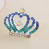 Estilo K Coroa Pequena de Princesa para Aniversário de Crianças Acessórios de Cabelo Pente Coroa de Cabeça Princesa Coroa de Dança Bebê