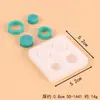 Molde de silicona para hacer anillos de dedo de epoxi, joyería hecha a mano con epoxi, molde de anillo triangular ARC, molde de anillo de epoxi