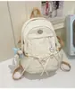 Mochila Fofa e Doce Estilo Japonês com Laço, Mochila para Aluno do Ensino Médio, Mochila de Viagem Fresca Estilo Floresta de Alto Valor