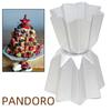 Molde árbol de Navidad Pandolo molde octagonal ánodo Pandolo antiadherente molde regalo de Navidad pandoro