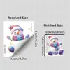 BRUP Adesivo de Interruptor de Boneco de Neve Luminoso Adesivo de Parede Desenho Animado Adesivo Decorativo Autoadesivo Atmosfera Natalina em Casa Decoração Criativa de Parede