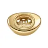 Incrustado com Ágata Vermelha do Sul Natural, Cobre Puro, Contas Espaçadoras Vazadas em Forma de Nuvem Banhadas a Ouro, Pulseira de Corda Trançada, Colar, Acessórios Semi-Acabados para Joias