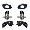 Adecuado para Mercedes-Benz Clase Gla H247 Gla200 Gla35 Gla45 Amg Cuchillo de Aire Delantero Labio Trasero Garganta de Escape Ala Trasera Modificación