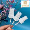 Bomba de Spray de 18 Dientes 18/400 Rayas de Encaje Cubierta Parcial Cabezal Líquido Desinfectante de Alcohol Riego de Flores Empaque Cosmético