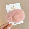 Pasador del Mismo Estilo de Zhao Lusi con Lindo Accesorio para el Cabello de Lazo Lateral, Flequillo y Pinza Lateral Pasador de Peluche Accesorio para el Cabello