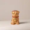 Pieza de mano para tallado en madera de ciprés, Adornos Creativos para Tallado en Madera de Gato de Teja de Yunnan, Manualidades de Gatitos Lindos, Regalos de Lugares Pintorescos