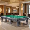 Wujiaqu Beitun Tiemenguan Mesa de Billar Snooker Estilo Ruso Chino Americano 9 Bolas Mesa de Billar Dorada Rusa
