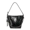 Bolso Cubo Acolchado con Cadena Estilo Chanel para Mujer, Nuevo Modelo 2026, Bolso de Mano Casual, Bolso de Hombro, Bolso Cruzado para el Trabajo