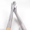 Guantes de Spandex Extendido para Mujer de Verano con Protección Solar Delgados de Rendimiento de Etiqueta Elásticos Transpirables Manoplas Guantes para Montar y Conducir