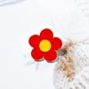 Broche de Flor Roja de Dibujos Animados, Insignia Linda para Niños, Premio, Decoración para Ropa, Insignia, Decoración para Bolsos, Pin para Cuello de Camisa