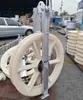 Puxador de Cabo Três em Um de Alta Qualidade com Diâmetro Grande, Roda de Nylon Resistente ao Desgaste e Canaleta para Cabo de Aço para Pendurar e Sentar