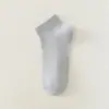 Meias Femininas 100% Algodão para Primavera e Verão, Finas, Respiráveis, Absorventes de Suor, Meias de Cano Médio, Meias Curtas Versáteis, Meias Sem Costura, Meias Zhuji