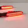 Adecuado para piezas de modificación de motocicletas Luz de giro LED para motocicleta 12V de una palabra luz de giro de agua corriente luz de giro de agua corriente