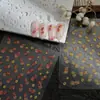 Nuevas Pegatinas para Uñas de Carpa de la Suerte Tridimensionales, Llenas de Fortuna, Pegatinas Adhesivas para Uñas con Foil Dorado, Decoraciones para Teléfono y iPad