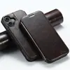 Adecuado para Funda de Teléfono Móvil Iphone18Promax, Tapa Flip, Ranura para Tarjeta, Soporte de Carga Inalámbrica Magnético Magsafe Funda de Cuero