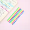 Notas Post-it Transparentes Coloridas Combinação Simples Conveniência Marcador de Página para Estudante Conveniência de Animal de Estimação Índice de Nota de Papel Colar