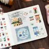 Fita adesiva Yan Ji série pequena diária tema vida cotidiana material de decoração para diário ciclo paste 4