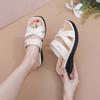 Chanclas Casuales de Moda de Verano para Mujer, Pantuflas Gruesas para el Hogar y Interiores, Zapatos para Viajes a la Costa