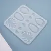 Molde de Resina de Papoula Gancho de Orelha Brincos Acessórios de Orelha Pingentes Joias de Resina de Cristal Enfeites Molde de Silicone