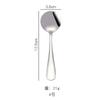 Cuchara redonda de acero inoxidable 1010, cuchara para vajilla, cuchara para estudiantes y niños, cuchara para café, postre, cuchara roja de red, regalo con logotipo