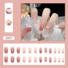 Drill wear armor gelo cor transparente flash Diamond 24 unhas postiças boxed terminado por atacado comprimidos de manicure de alta qualidade