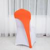 Funda Decorativa Transfronteriza para Respaldo de Silla de Una Sola Pierna, Pieza Única Elástica, Funda para Silla de Hotel y Banquete, Color Sólido, Cubierta para Respaldo de Silla de Una Sola Pierna Baita