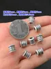 Plata pura s999 Moneda de Cobre Retro Agujero Grande Cuentas Separadas Cuentas Cubo Cuerda Trenzada para la Mano Pulsera Collar Accesorios DIY Hechos a Mano