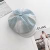 Chapéu Octogonal Lavado de Designer para Mulheres Outono e Inverno Celebrante Cibernético Boina Degradê Mostra do Rosto Feminino Boina Estilo Newsboy