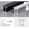 Canal de Aluminio para Luz Lineal LED al por Mayor del Fabricante, Luz Lineal con Borde, Canal de Luz de Aleación de Aluminio, Perfil de Canal de Aluminio para Luz Lineal
