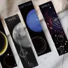 30 Piezas de la Serie Espacio Oscuro Bloc de Notas Sencillo Material Literario y Creativo Ins Papel de Lectura Marcador Decoración DIY