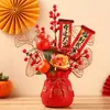 26 Años de Mudarse a una Casa Nueva, Adornos Decorativos de Frutas Rojas para el Año Nuevo, Decoraciones para la Entrada de una Casa Nueva, Decoraciones de Bolsas de la Suerte para el Año Nuevo Chino