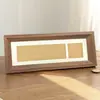 Marco de Fotos de Madera Maciza de Seis Marcos para Guardar Retratos de Cien Mil Millones de Personas, Marco Color Nogal, Soporte de Exhibición de Seis Compartimentos