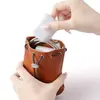 2026 Nuevo Billetero de Cuero Genuino para Hombre, Bolsita Vintage Antigua con Cordón, Bolsa de Almacenamiento de Joyería de Piel de Vaca de Capa Superior, Venta al por Mayor