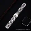 Relógio Jinggang Wuzhu de Aço Inoxidável com Pulseira de Aço Acessórios Universais para Relógio Relógio Masculino Sete Contas com Pulseira de Aço Corrente de Metal