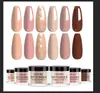 Set de Herramientas para Manicura en Gel Esmalte de Uñas Ojo de Gato Arcoíris Transfronterizo, Juego de Frascos Pequeños de Vidrio Transparente Hielo Polvo de Gel de Vidrio