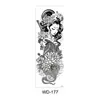 Pegatinas de Tatuaje para Brazo Completo Transfronterizo Nuevo Semi-Permanente Impermeables y a Prueba de Sudor Habilidades Artísticas Simuladas Blanco y Negro Coloridos Personalizados Temporales para Brazo Completo