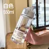 Taza con Popote de Gran Capacidad Conveniente, Vaso de Agua para Deportes de Verano, Taza Rebotante para Estudiantes Escolares, Vaso de Plástico para Agua para Ciclismo al Aire Libre