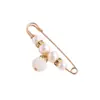 Alfinetes de Pérolas de Formato Irregular para Uso Transfronteiriço, Broches Coloridos Versáteis para Fixação de Lenços de Cabeça e Véus, Alfinetes de Ajuste de Cintura para Calças, Alfinetes de Apertar a Cintura