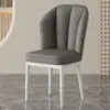 Cadeira de Jantar de Luxo Leve para Uso Doméstico em Dormitório, Cadeira de Escritório para Maquiagem com Encosto, Cadeira para Manicure de Quarto, Cadeira para Computador de Sala de Jantar, Cadeira Simples de Hotel