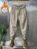 Nuevos Pantalones de Pana para Hombre 2025 para Otoño e Invierno, Pantalones Casuales Forrados de Polar, Pantalones Harem Holgados de Corte Recto con Cremallera, Elegantes Pantalones de Pana