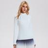Caijue Amazon Transfronterizo Ropa de Golf Nueva Camiseta de Manga Larga para Mujer, Sensación Casi Inexistente, Top Deportivo Ajustado, Ropa para Tenis