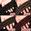 [12 Piezas] Fabricante Trenzas de Fibra Química Africana Peluca Twisthair Rastas Crochet Passion Hair Trenzas Espina de Pescado