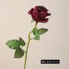 Rosa Individual Simulada Seda Flores Falsas de Alta Gama Adornos de Decoración para el Hogar y Bodas Accesorios de Regalo Flores Simuladas