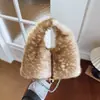 Bolso cruzado de felpa retro de nicho transfronterizo, nuevo bolso de mujer otoño 2026, bolso de hombro cruzado con cadena, bolso de mano casual